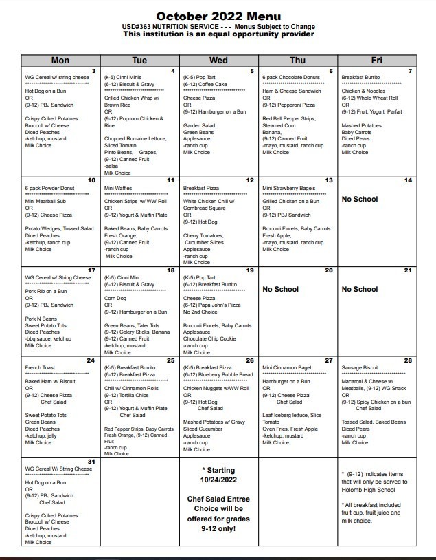 Live Feed USD 363 School District